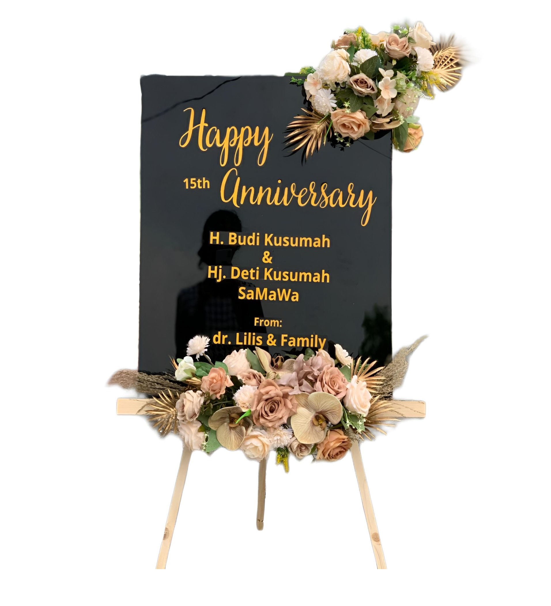 Papan Bunga Akrilik Ngrampal